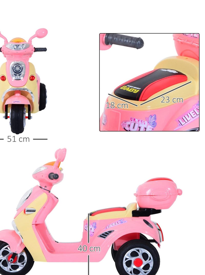 Moto scooter électrique pour enfants Rose - Kiabi