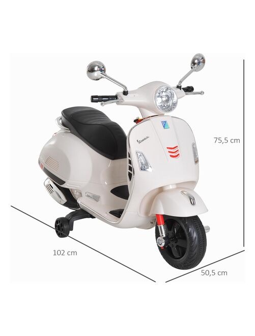 Moto scooter électrique Vespa pour enfants - Kiabi