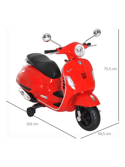Moto scooter électrique Vespa pour enfants - Kiabi