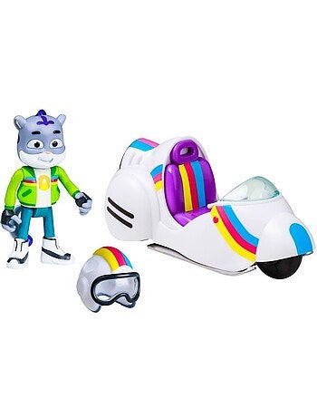 Moto tout-terrain - bandai - enquêtes sauvages - pmcc9010 modèle aléatoire