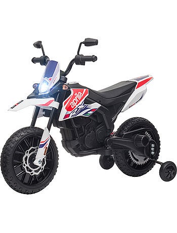 Motocross électrique enfant licence officielle aprilia rx 125 max. 6 km/h