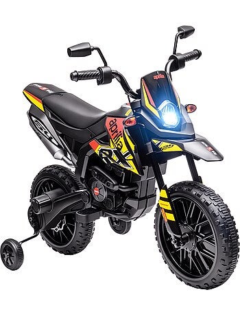 Motocross électrique enfant licence officielle aprilia rx 125 max. 6 km/h