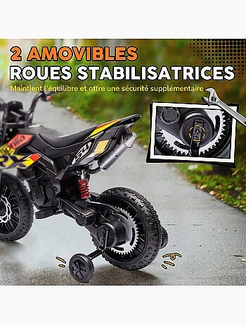 Motocross électrique enfant licence officielle aprilia rx 125 max. 6 km/h