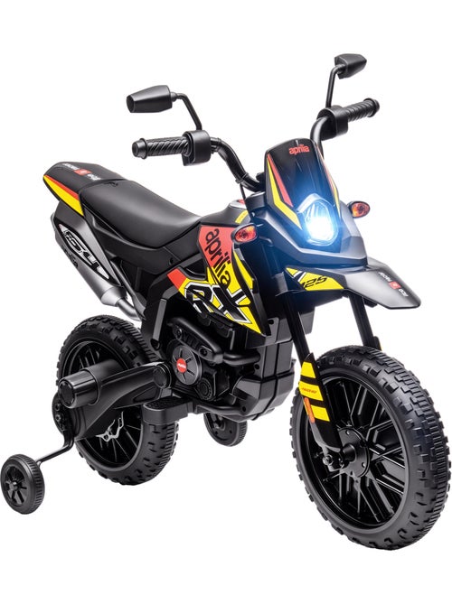 Motocross électrique enfant licence officielle aprilia rx 125 max. 6 km/h - Kiabi Motocross électrique enfant licence officielle aprilia rx 125 max. 6 km/h - Kiabi