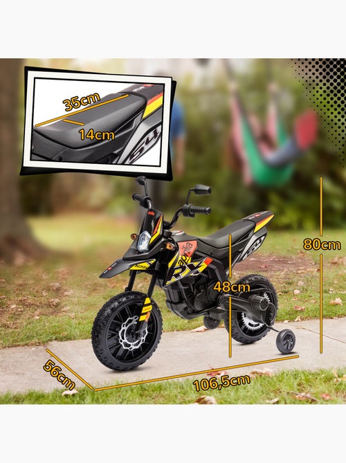 Motocross électrique enfant licence officielle aprilia rx 125 max. 6 km/h - Kiabi Motocross électrique enfant licence officielle aprilia rx 125 max. 6 km/h - Kiabi