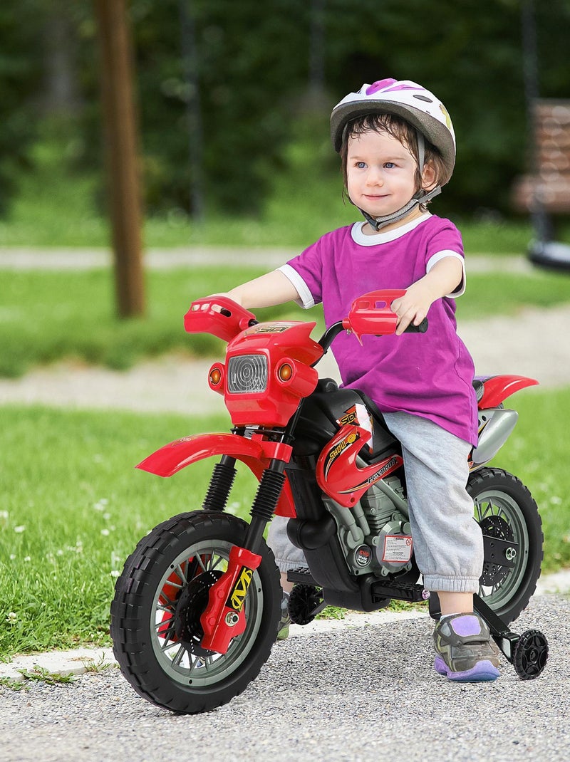 Motocross électrique pour enfants Rouge - Kiabi