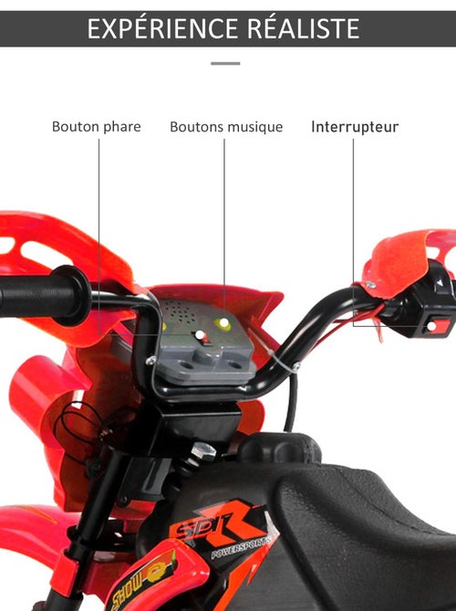 Motocross électrique pour enfants - Kiabi