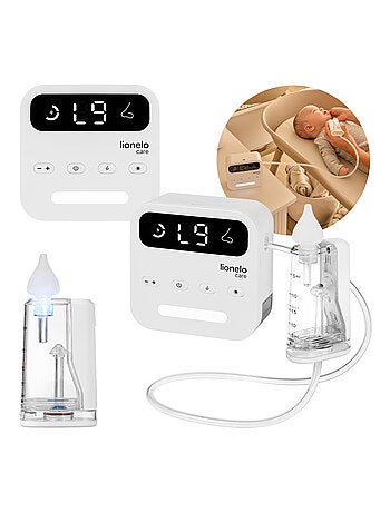 Mouche-bébé électrique LIONELO BabyAir Flow - 9 niveaux de réglage - 3 x Embouts - Silencieux