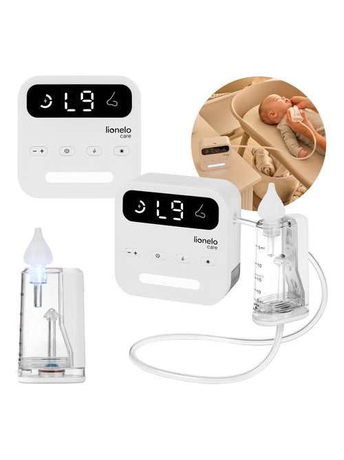 Mouche-bébé électrique LIONELO BabyAir Flow - 9 niveaux de réglage - 3 x Embouts - Silencieux - Kiabi Mouche-bébé électrique LIONELO BabyAir Flow - 9 niveaux de réglage - 3 x Embouts - Silencieux - Kiabi