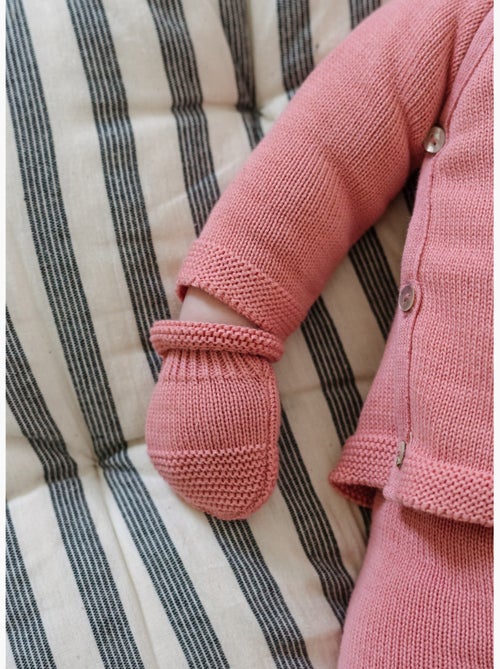 Moufles bébé en coton - collection «petits chats» - Kiabi Moufles bébé en coton - collection «petits chats» - Kiabi