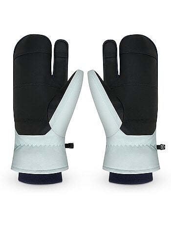 Moufles de ski 3 doigts homme et femme glisse