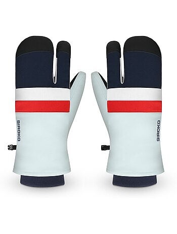 Moufles de ski 3 doigts homme et femme glisse light