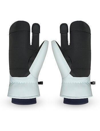Moufles de ski 3 doigts homme et femme glisse light