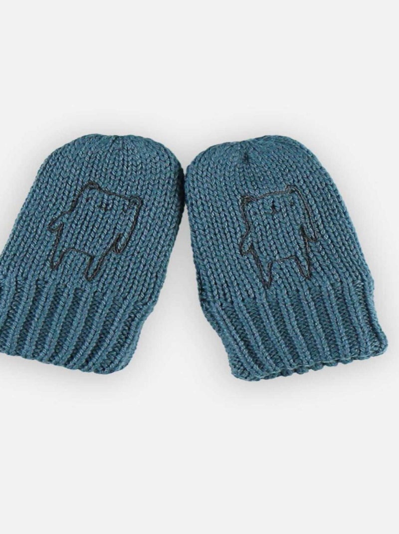 Moufles en tricot, foncé - Noukie's Bleu - Kiabi