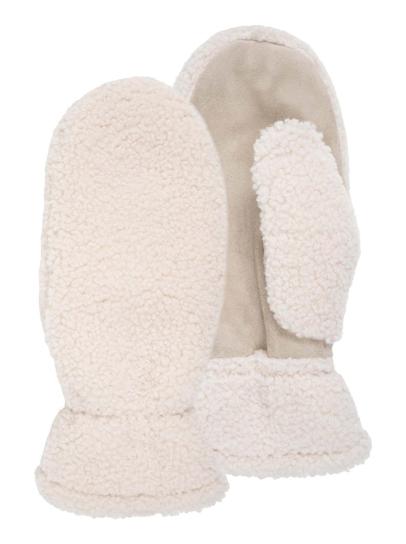 Moufles femme crème sherpa Isotoner Beige clair - Kiabi