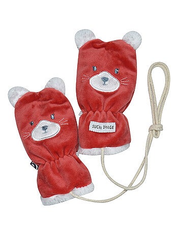 MOUFLES INDIE VELOURS DOUX BEBE