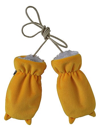 MOUFLES JAUNE DOMINETTE
