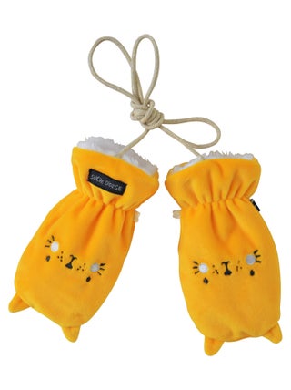 MOUFLES JAUNE DOMINETTE