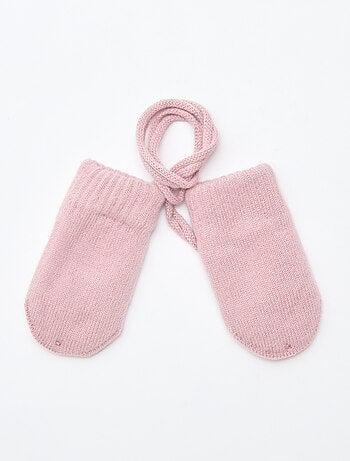 Moufles polaires en maille