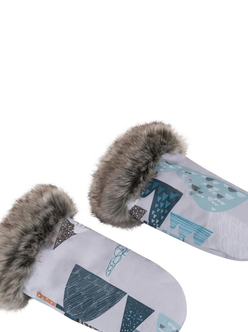 Moufles pour poussette - protège-mains, EVEREST Gris - Kiabi