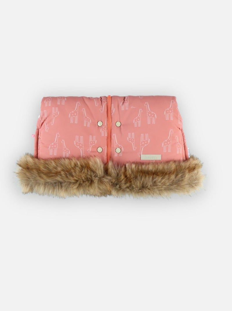 Moufles pour poussette en toile étanche, - Noukie's Rose - Kiabi