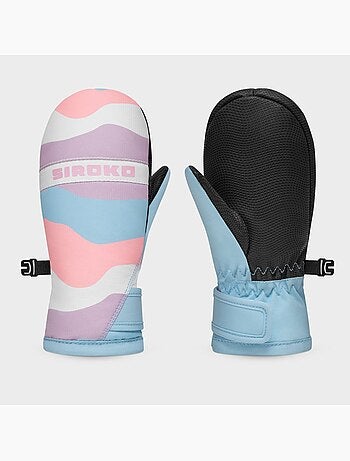 Moufles thermiques snowboard et ski enfant sports d'hiver enfants mermaid