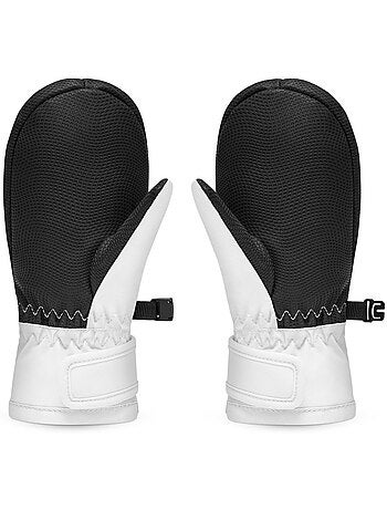 Moufles thermiques snowboard et ski enfant sports d'hiver enfants polka dots