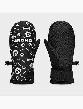 Moufles thermiques snowboard et ski enfant sports d'hiver enfants spook