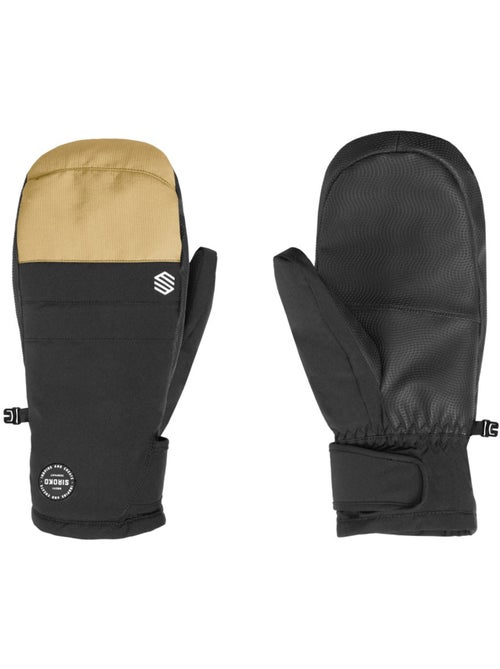 Moufles thermiques snowboard et ski sports d'hiver homme et femme pitztal camel - Kiabi