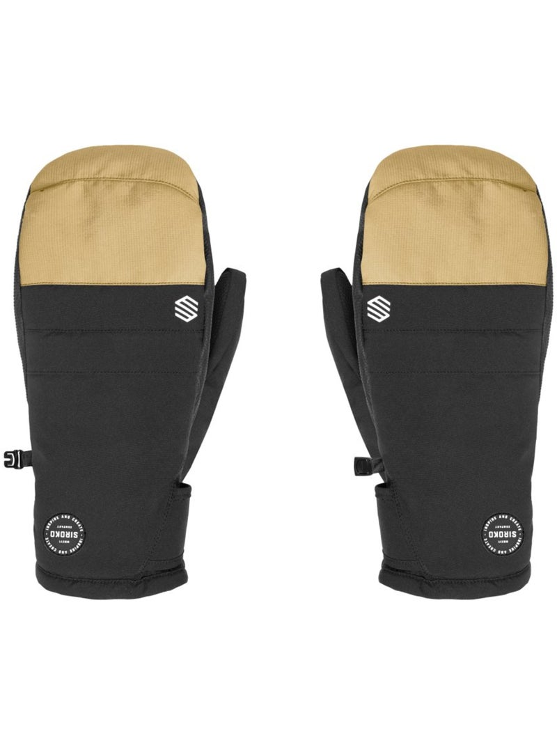 Moufles thermiques snowboard et ski sports d'hiver homme et femme pitztal camel Beige - Kiabi