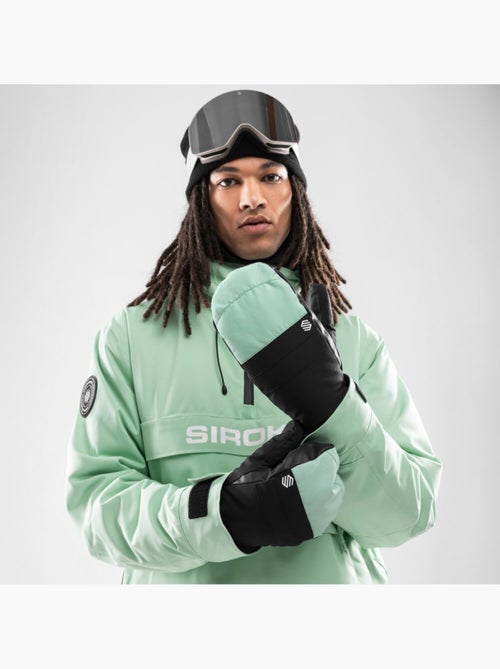 Moufles thermiques snowboard et ski sports d'hiver homme et femme pitztal dead m - Kiabi