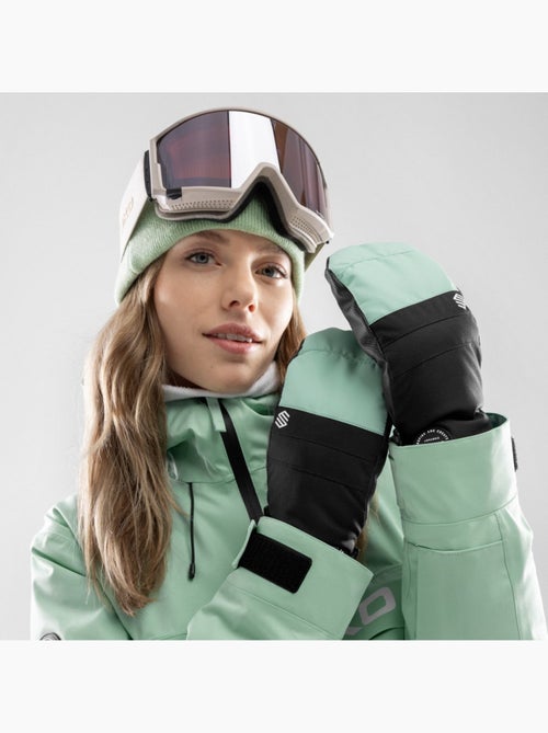 Moufles thermiques snowboard et ski sports d'hiver homme et femme pitztal dead m - Kiabi