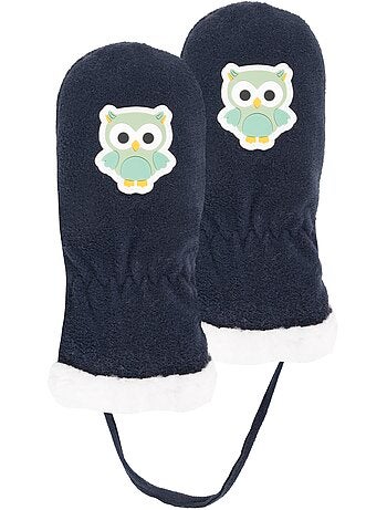 Moufles ultra doux, doublées fausse fourrure mixte bébé isotoner