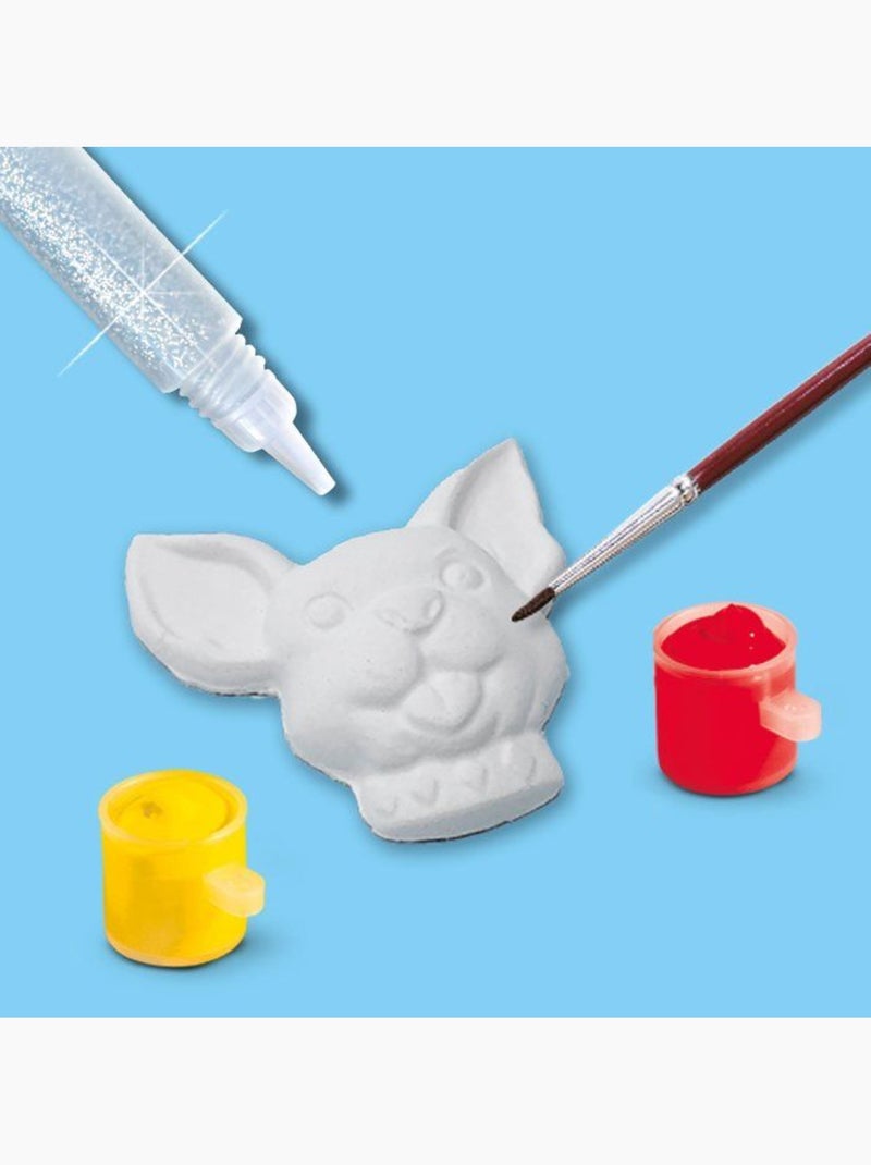 Moulage en plâtre Chiens et Chats N/A - Kiabi