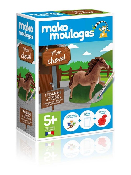 Moulage en plâtre Mako créations : Mon cheval - Kiabi