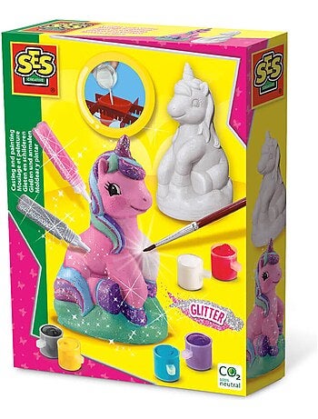 Moulage et peinture : Licorne