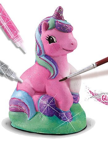 Moulage et peinture : Licorne