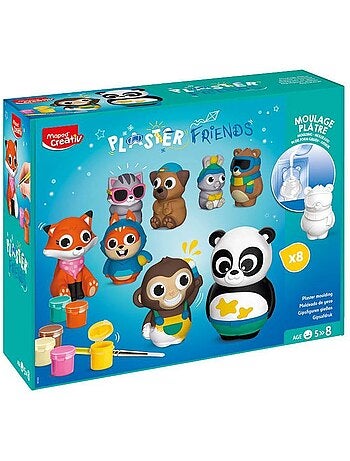 Moulage Plâtre 8 Animaux - Maped