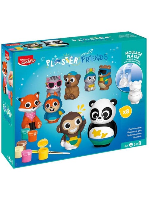 Moulage Plâtre 8 Animaux - Maped - Kiabi