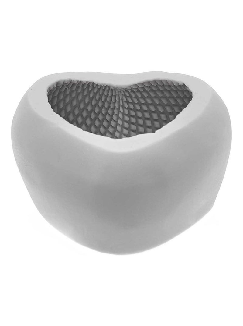 Moule à bougie petit coeur 5 cm - Rico Design Gris - Kiabi