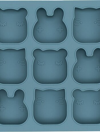 Moule de congélation multi portions silicone bleu (6 x 90