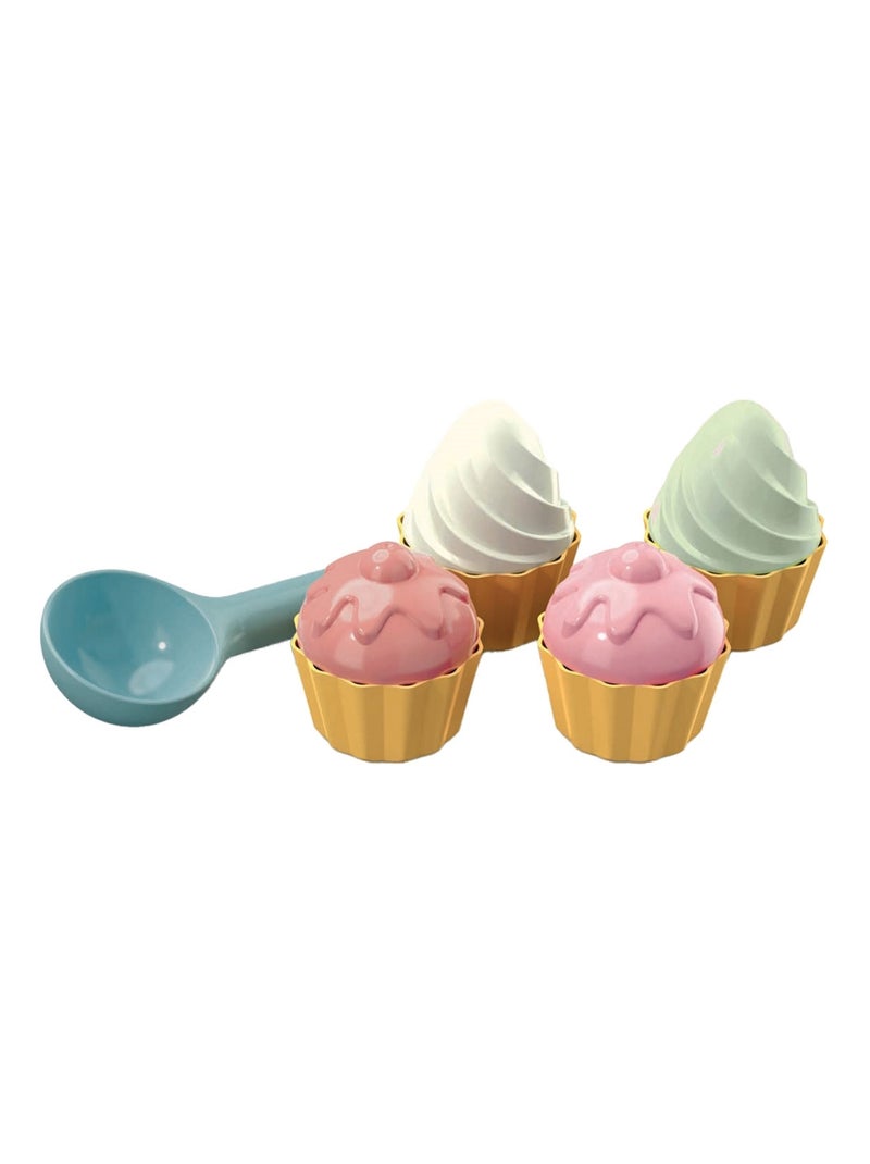 Moule à sable pour cupcakes avec pelle Multicolore - Kiabi