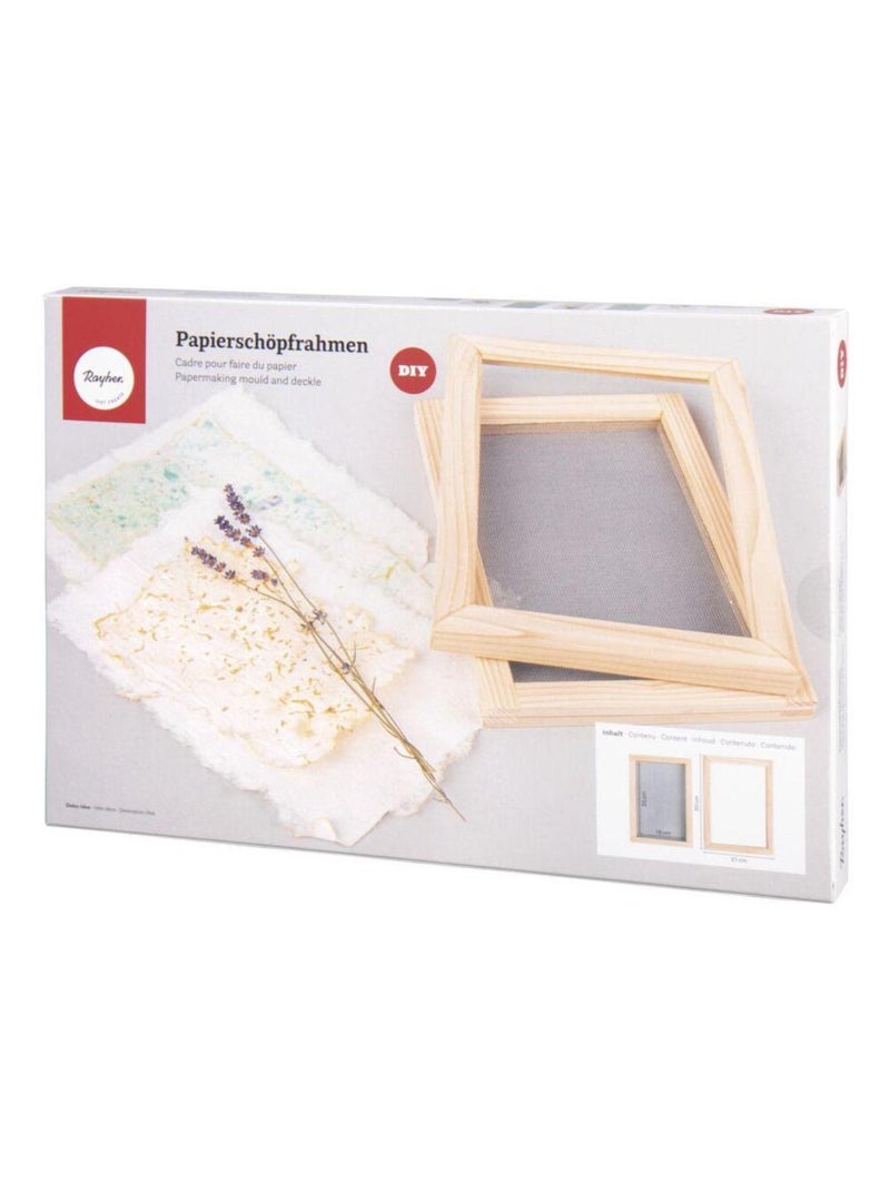Moule cadre pour fabrication de papier recyclé 24 - Rayher N/A - Kiabi