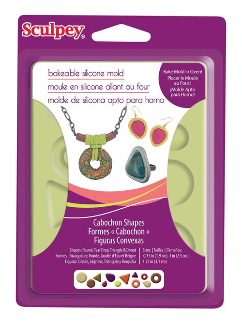 Moule en silicone pour cabochons - Sculpey - Sculpey - Kiabi