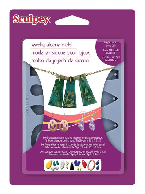 Moule en silicone pour fabrication de bijoux - - Sculpey - Kiabi