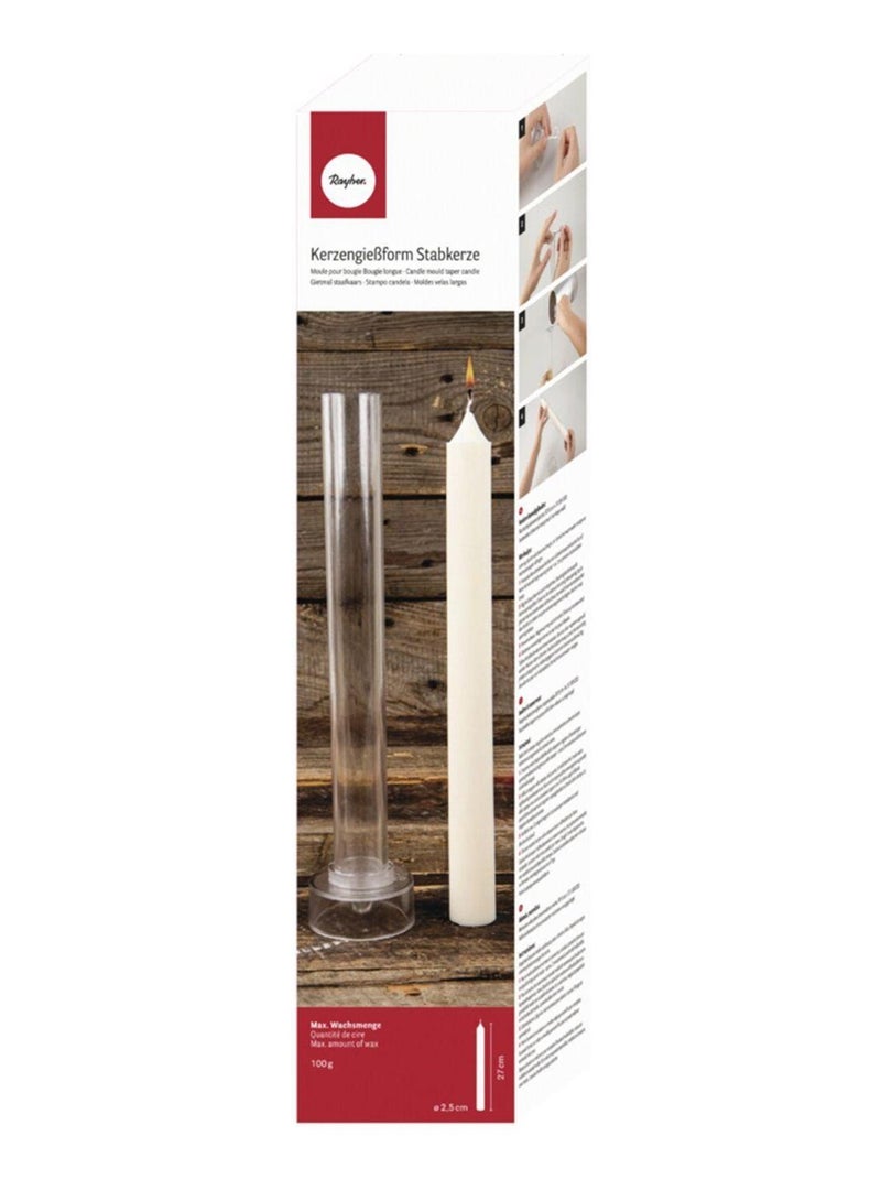 Moule pour bougie allongée - Rayher Transparent - Kiabi