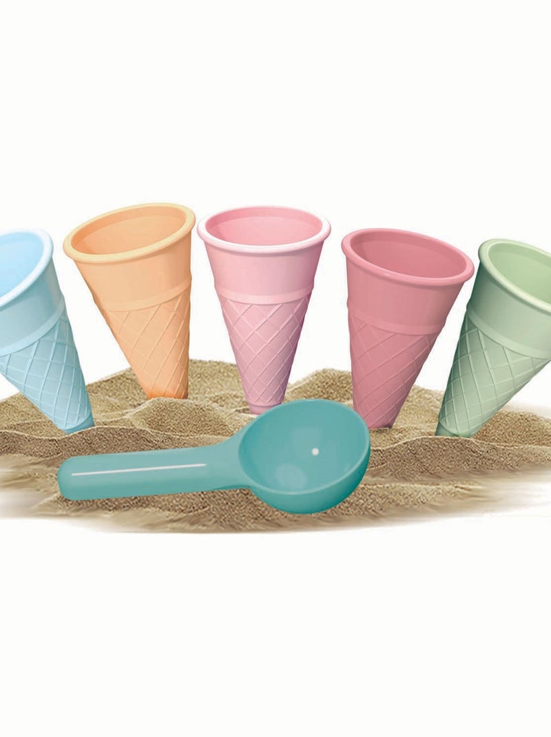 Moules à sable pour crème glacée avec cuillère Multicolore - Kiabi