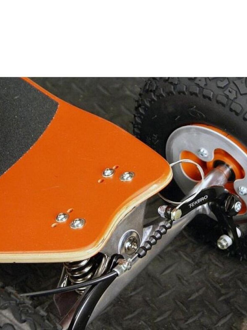 Mountain board avec frein 39" '213 Street' Orange - Kiabi