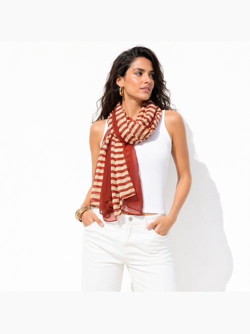 Mousseline CLARA Rayures - Kiabi