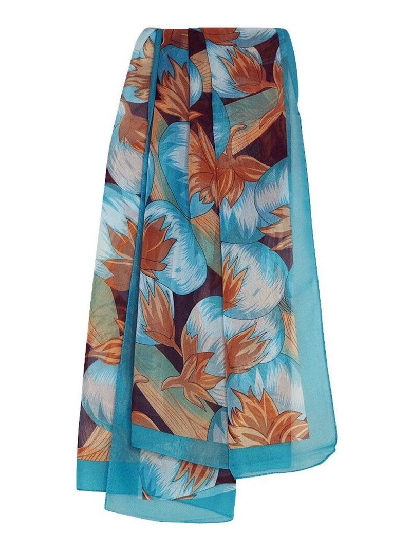 Mousseline fruitier MARTA Bleu - Kiabi